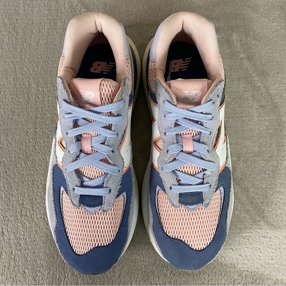 New Balance 57/40 Womens Running Shoes Size 10 Blue Pink Haze Suede Sneakers - Picture 7 of 9